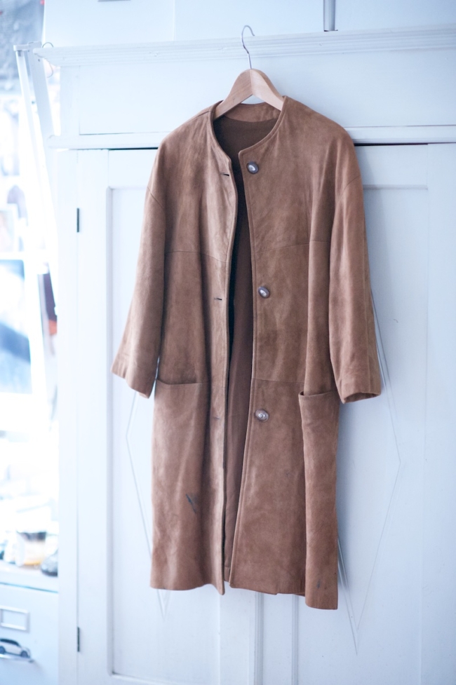 vintage suede coat
