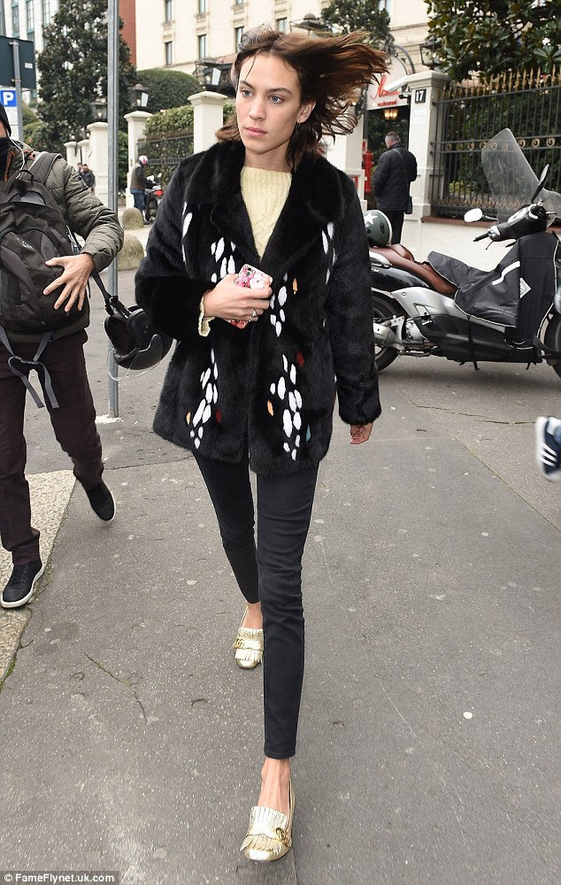 Alexa Chung in Gucci