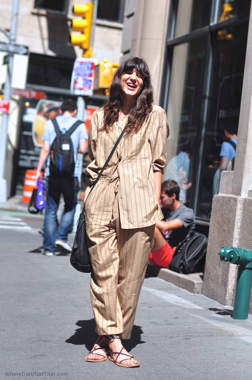 new york street style, isabel marant sandals