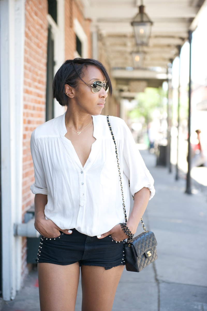 monochrome spring outfits