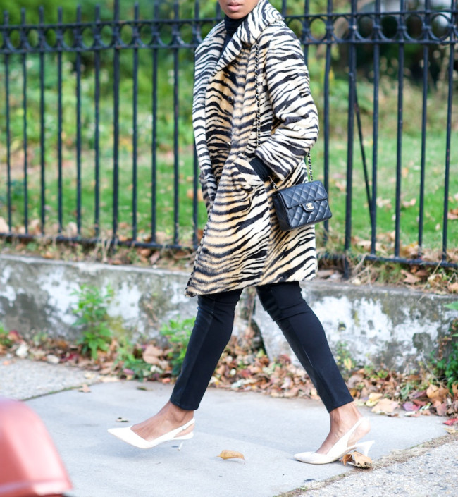 leopard print coat