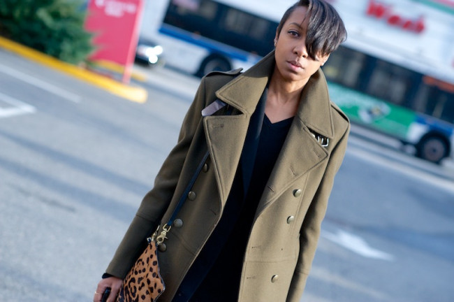 military style coat