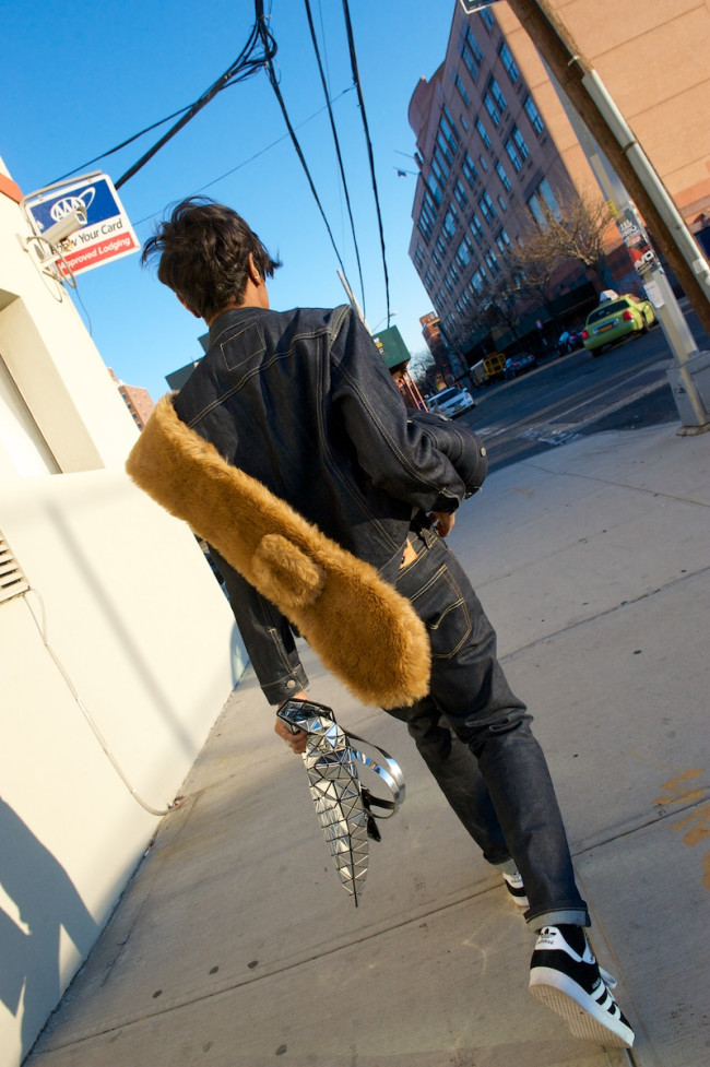 faux fur scarf