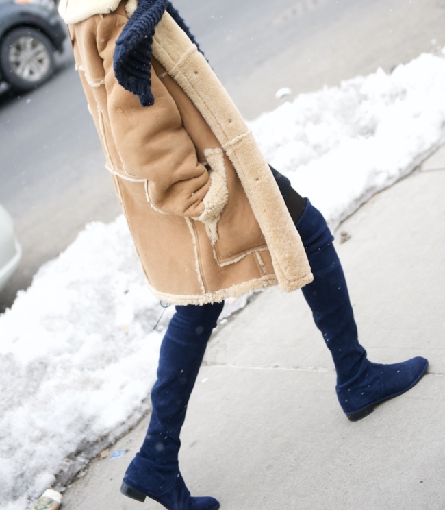 vintage shearling jacket