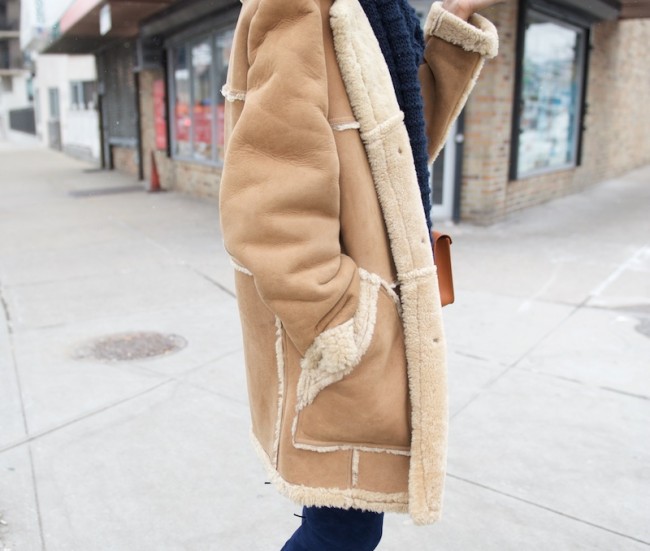 shearling coat