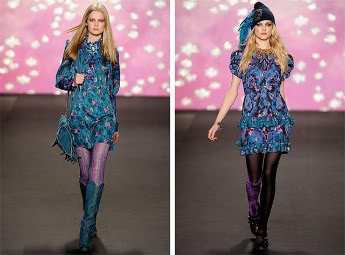 Anna Sui F/W 09 – Rocking colour