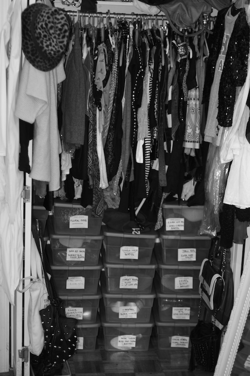 the closet