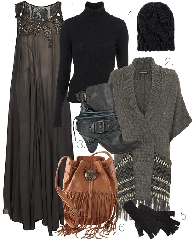 wear it: long dresses in winter – reader request — archive photograph 1