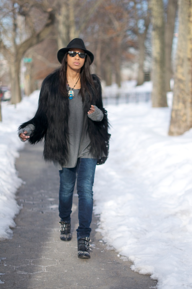 studs + fur