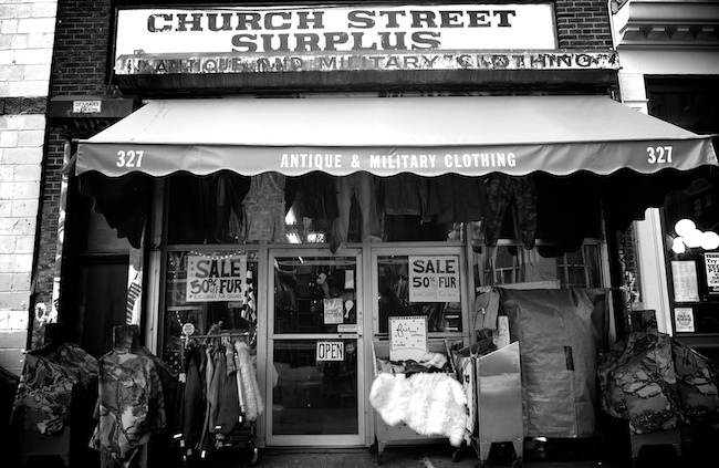 shop love – church street surplus — archive photograph 1