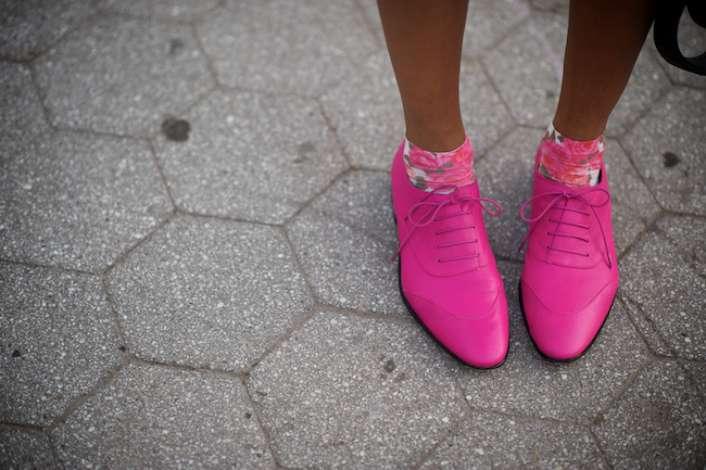 The pink brogue — archive photograph 1