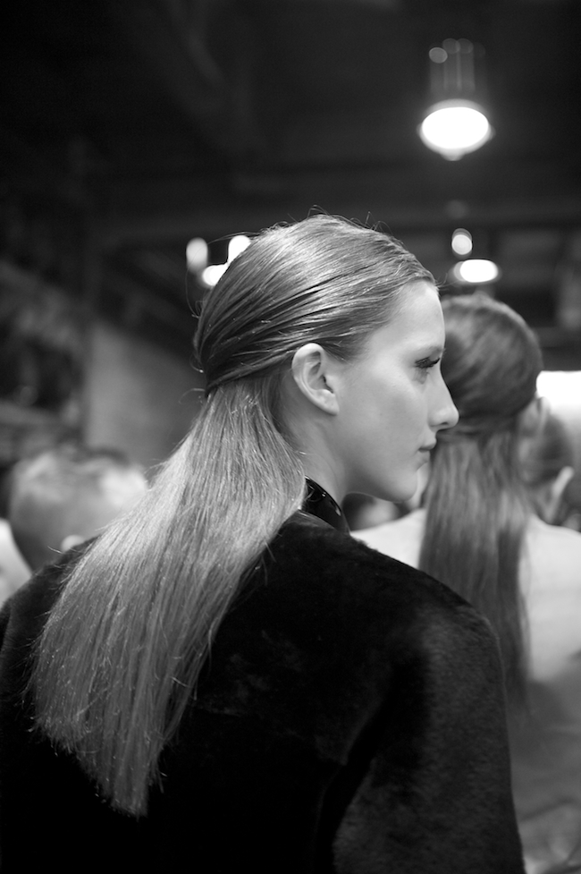 Backstage – Phillip Lim Fall 2012 — archive photograph 1