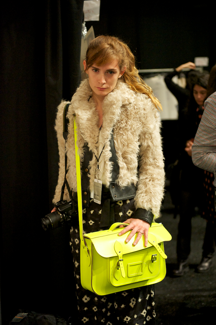 Back Stage at Jill Stuart