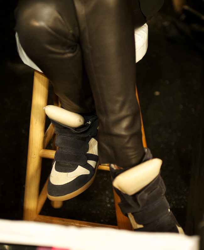 Random Back Stage Shots – NYFW — archive photograph 1