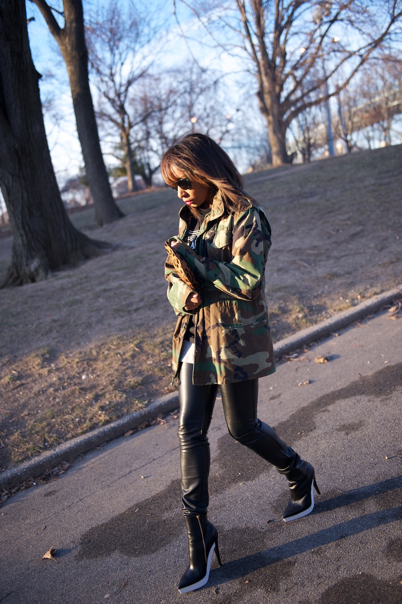Camo + Leather
