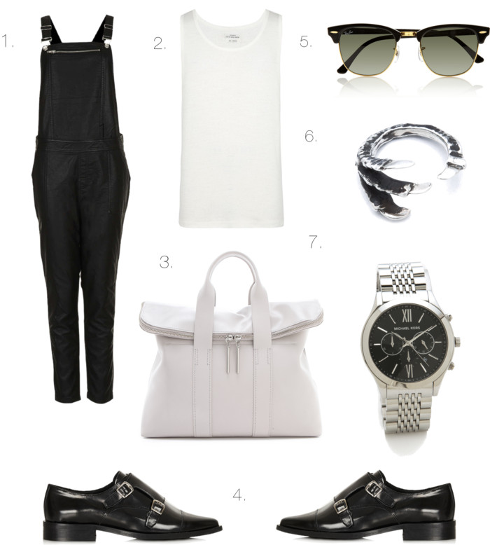 2 Ways: Leather Dungarees