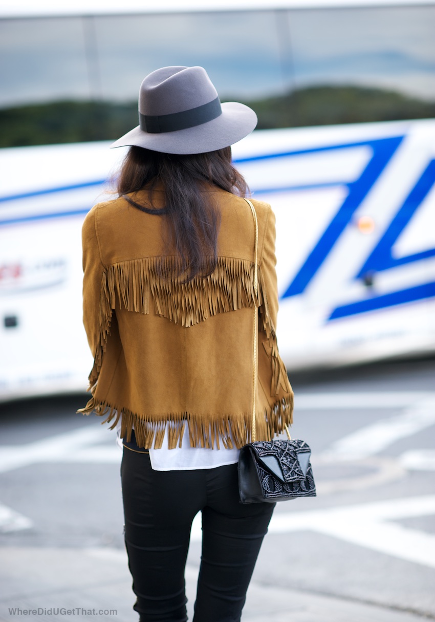 Saint Laurent Fringe Jacket