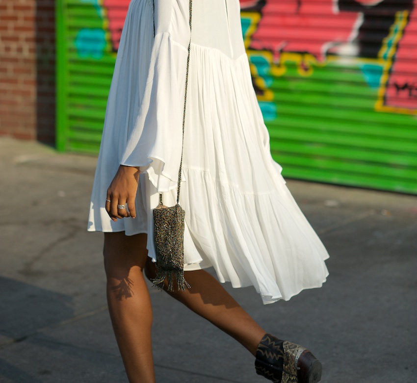 White summer dress