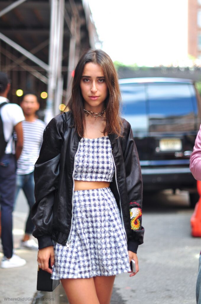skirts, bomber jacket, new york fashion week