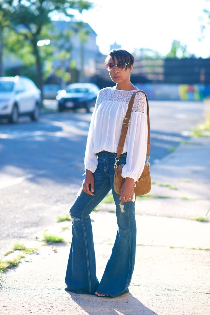 Seven flared jeans