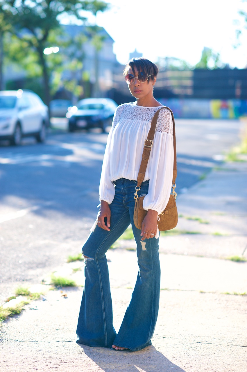 Seven flared jeans