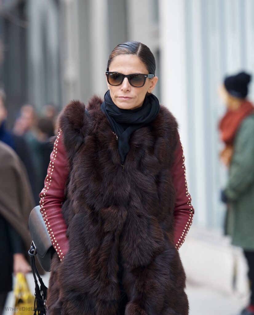 fur gilet
