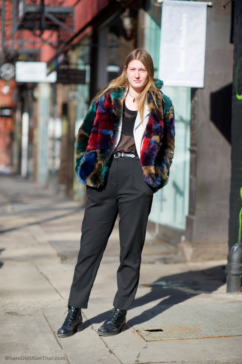 faux fur jacket