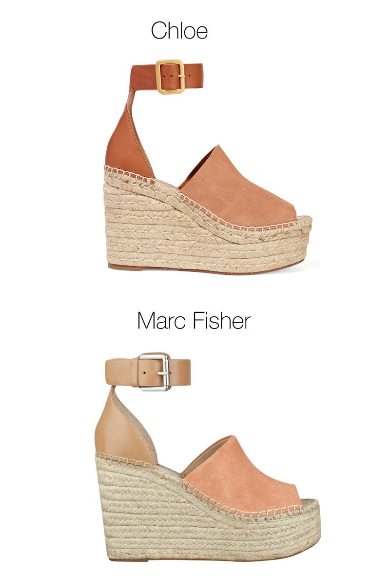 Chloe wedge sandals