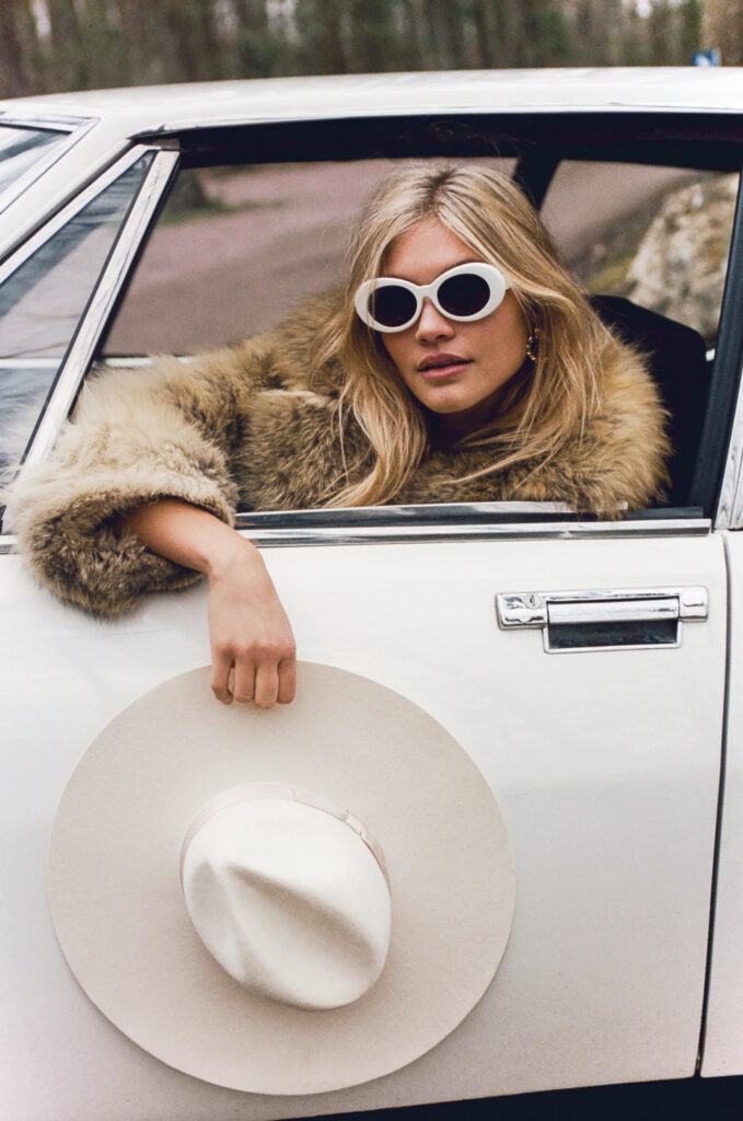 Acne White sunglasses