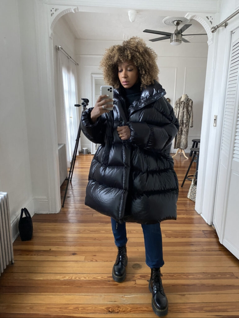 how to style puffer coats