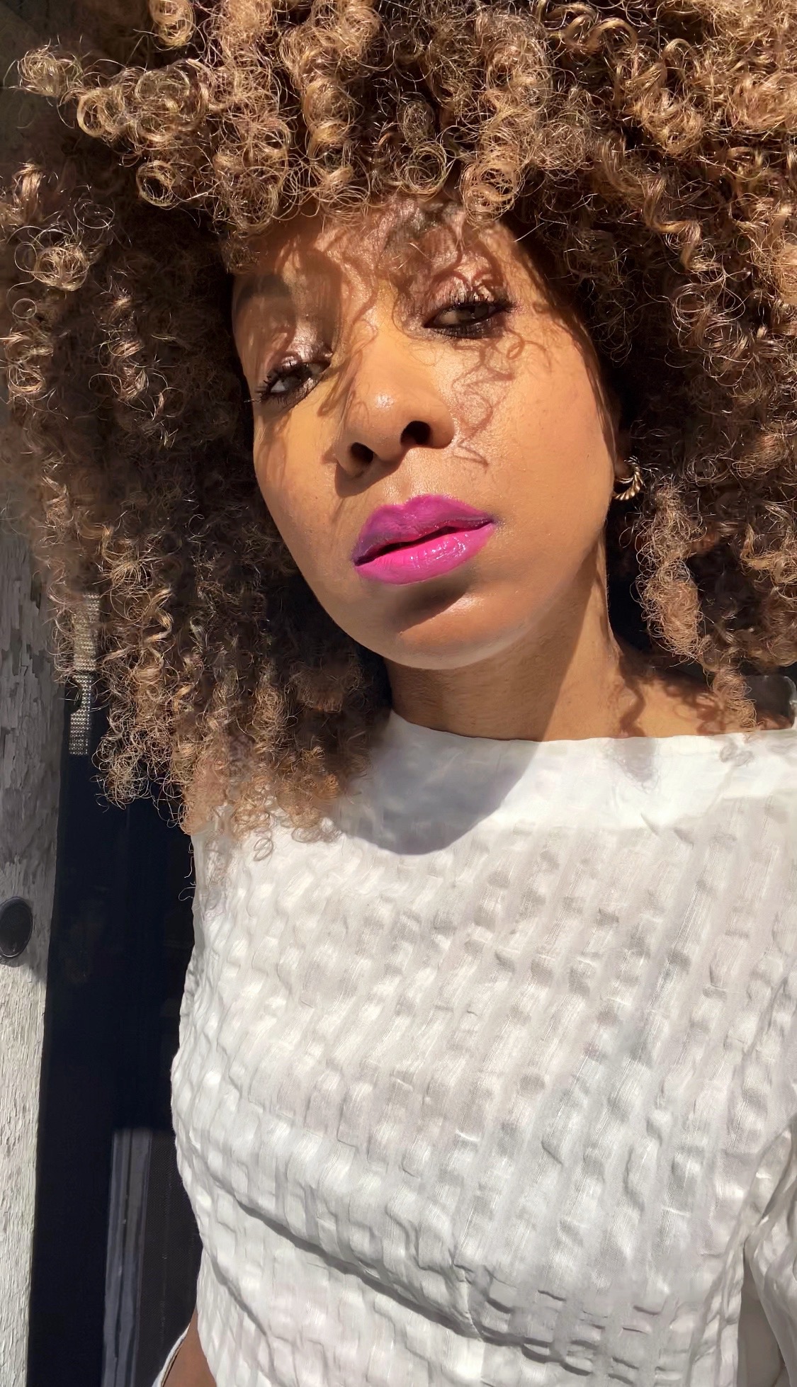 Lipstick and blouse