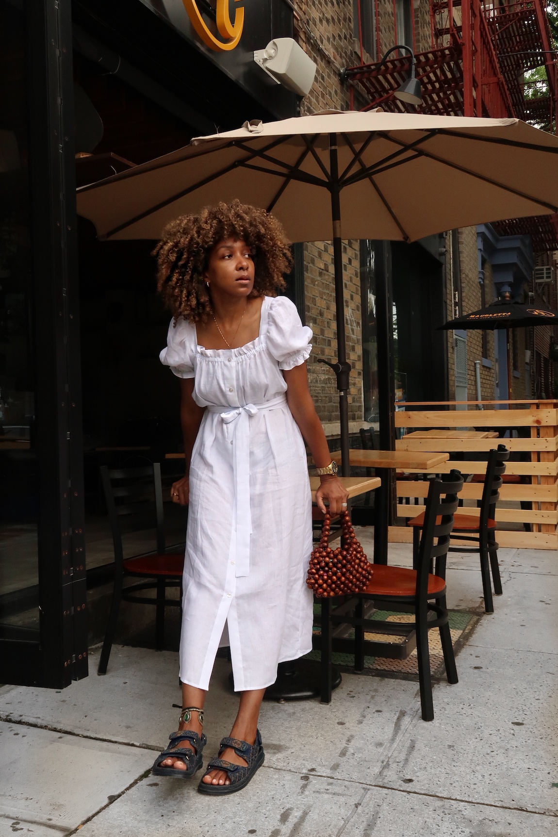 daily sleeper and chanel sandals