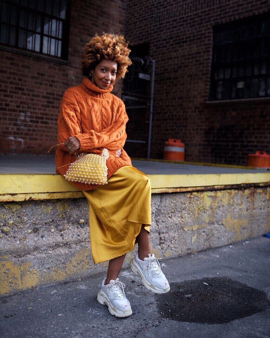Color blocking street style