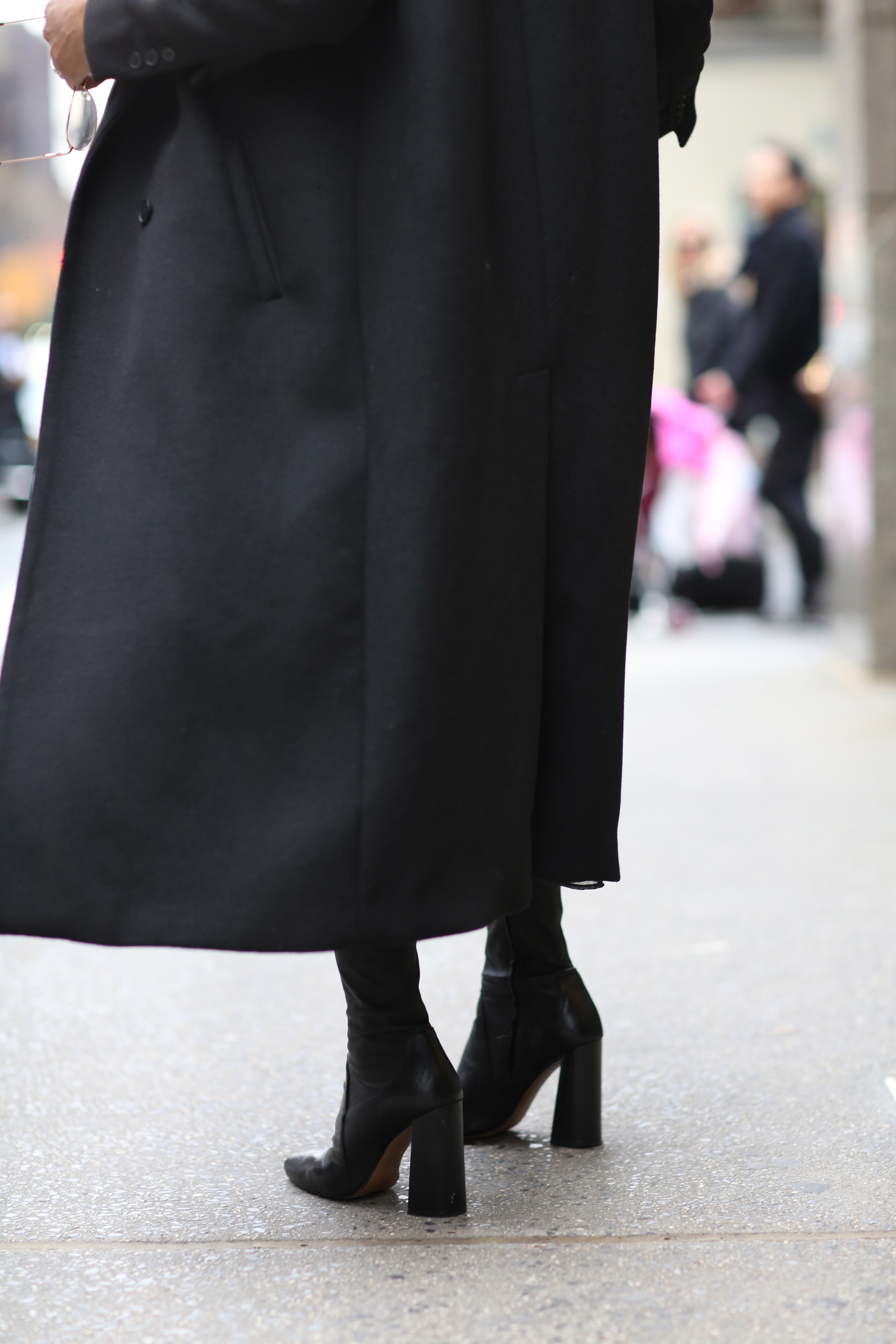 Zara block heel ankle boots