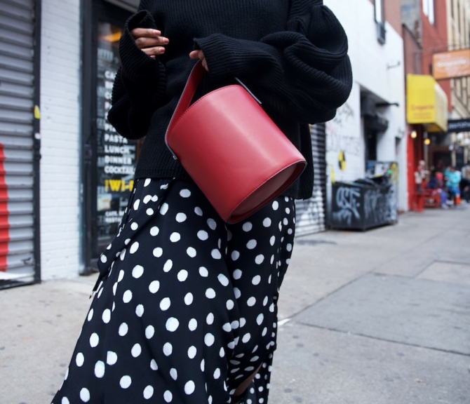 Topshop bucket bag