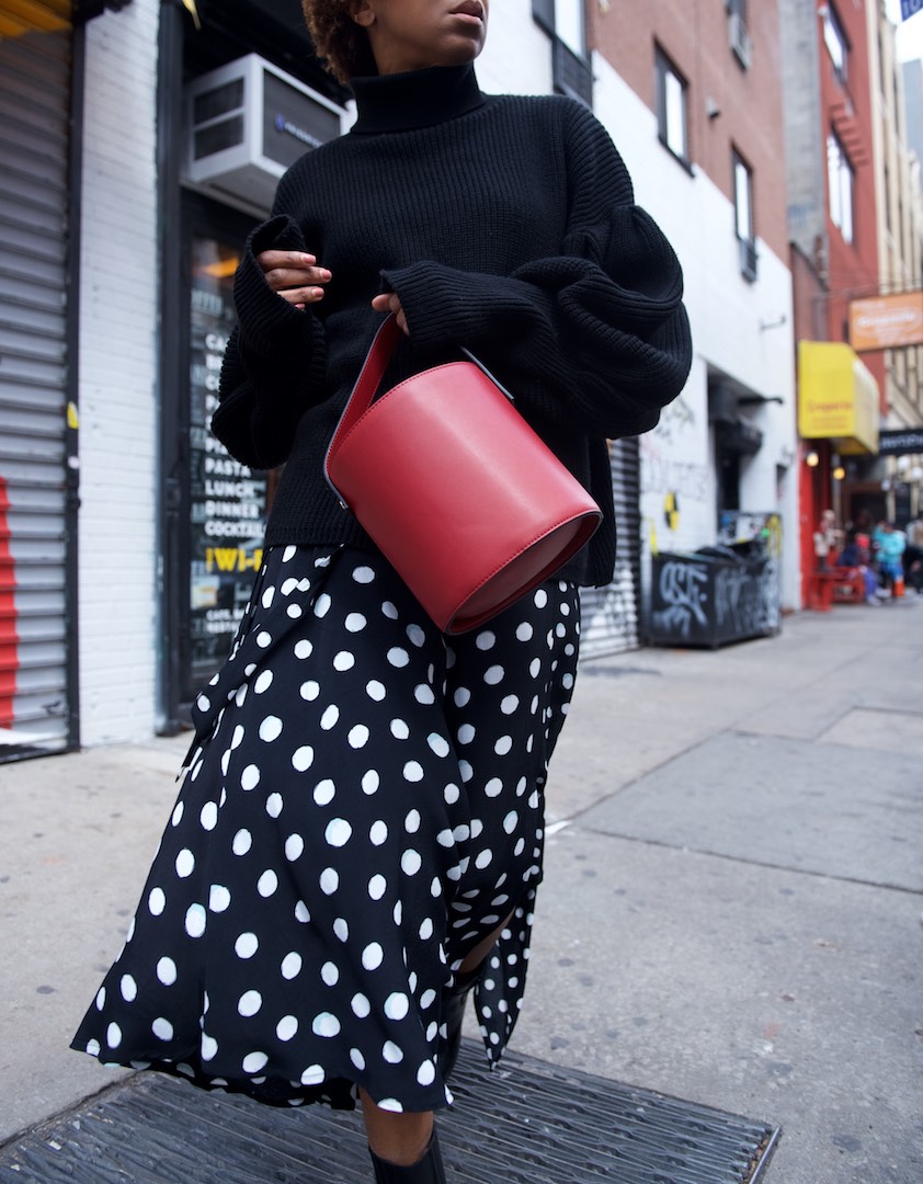 Topshop bucket bag