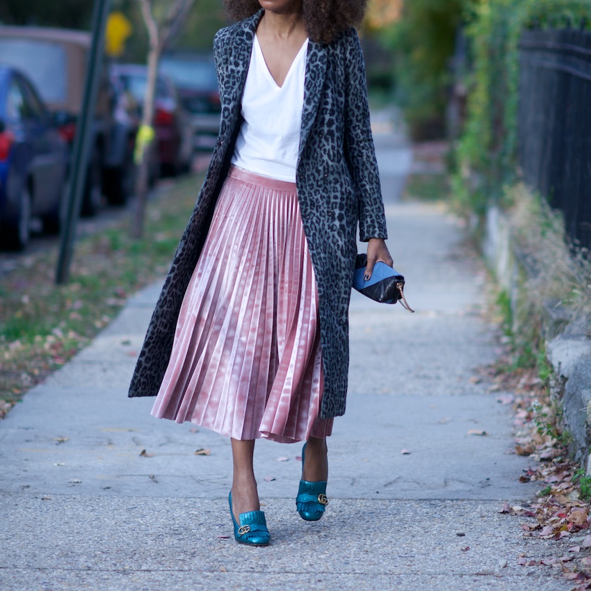 Velvet skirt clearance pink