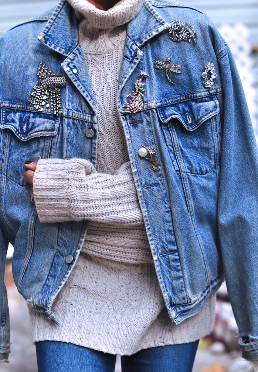 Denim jacket clearance with jewels