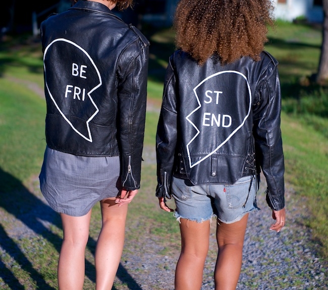 best friends leather jacket