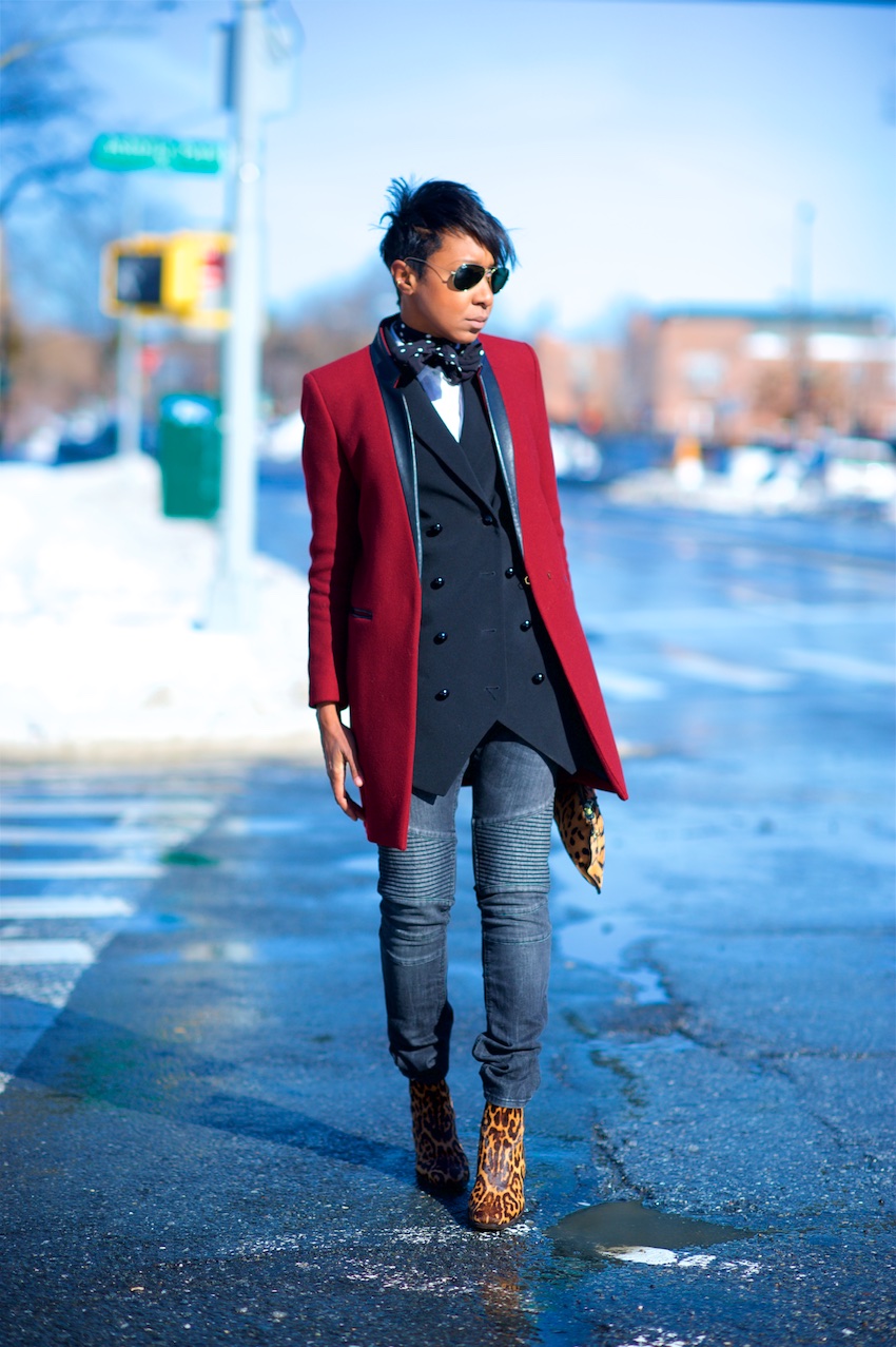 leopard print boots