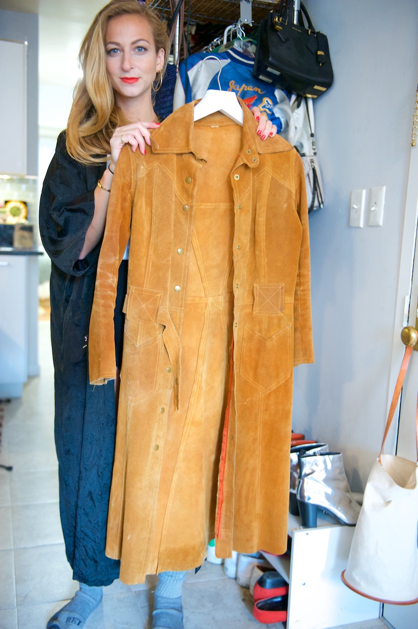 vintage suede coats