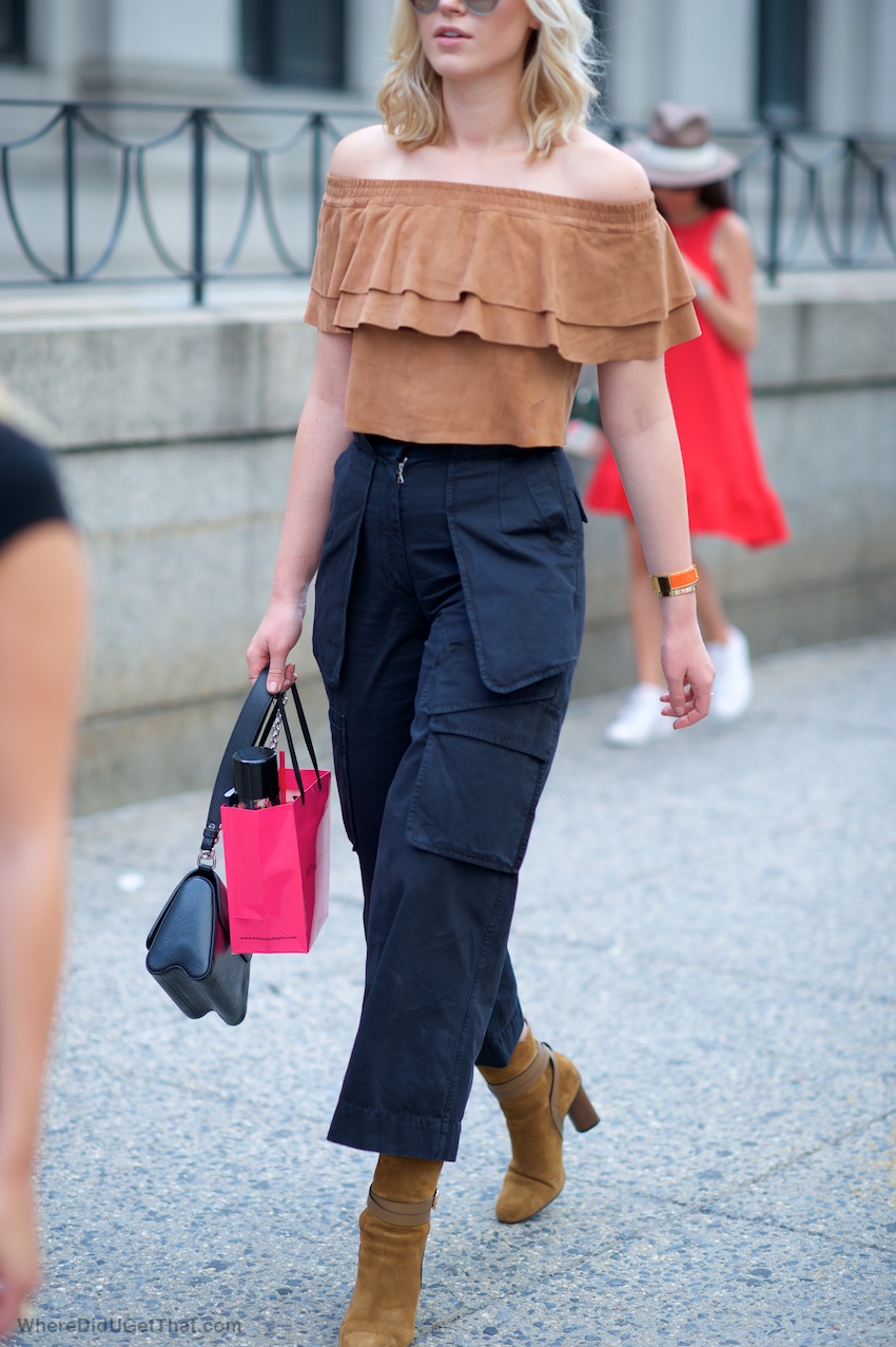 off the shoulder top