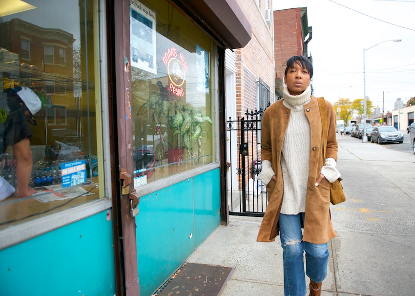 vintage suede coat