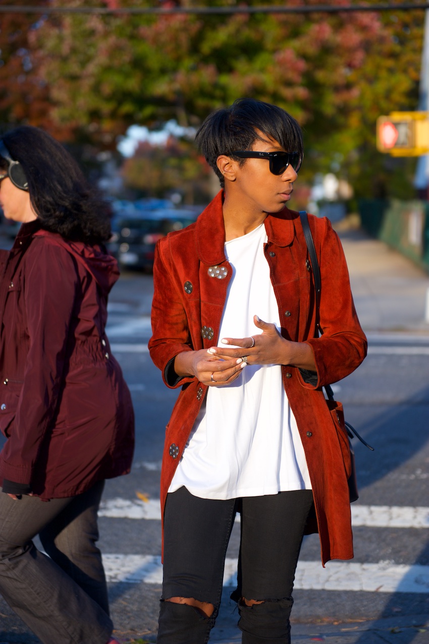 Vintage suede coats