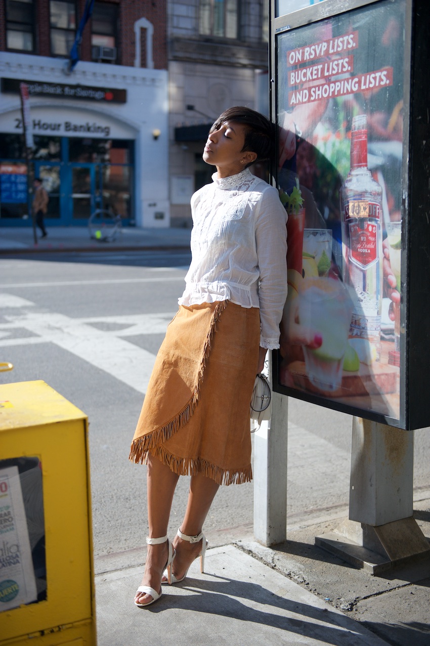 fringe skirt