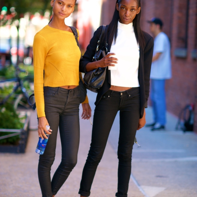 black fashion models