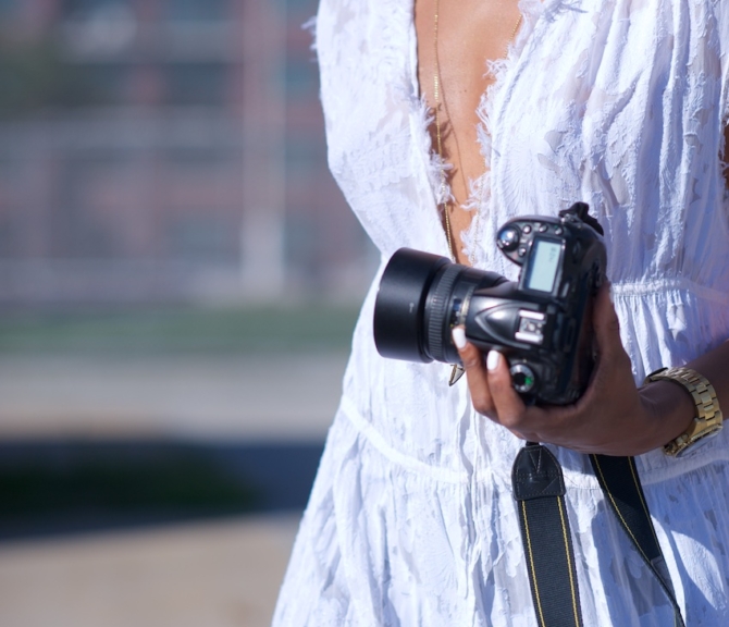 white maxi dress