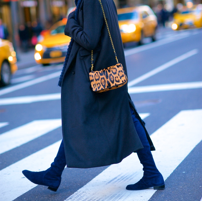 jerome dreyfuss leopard print bag