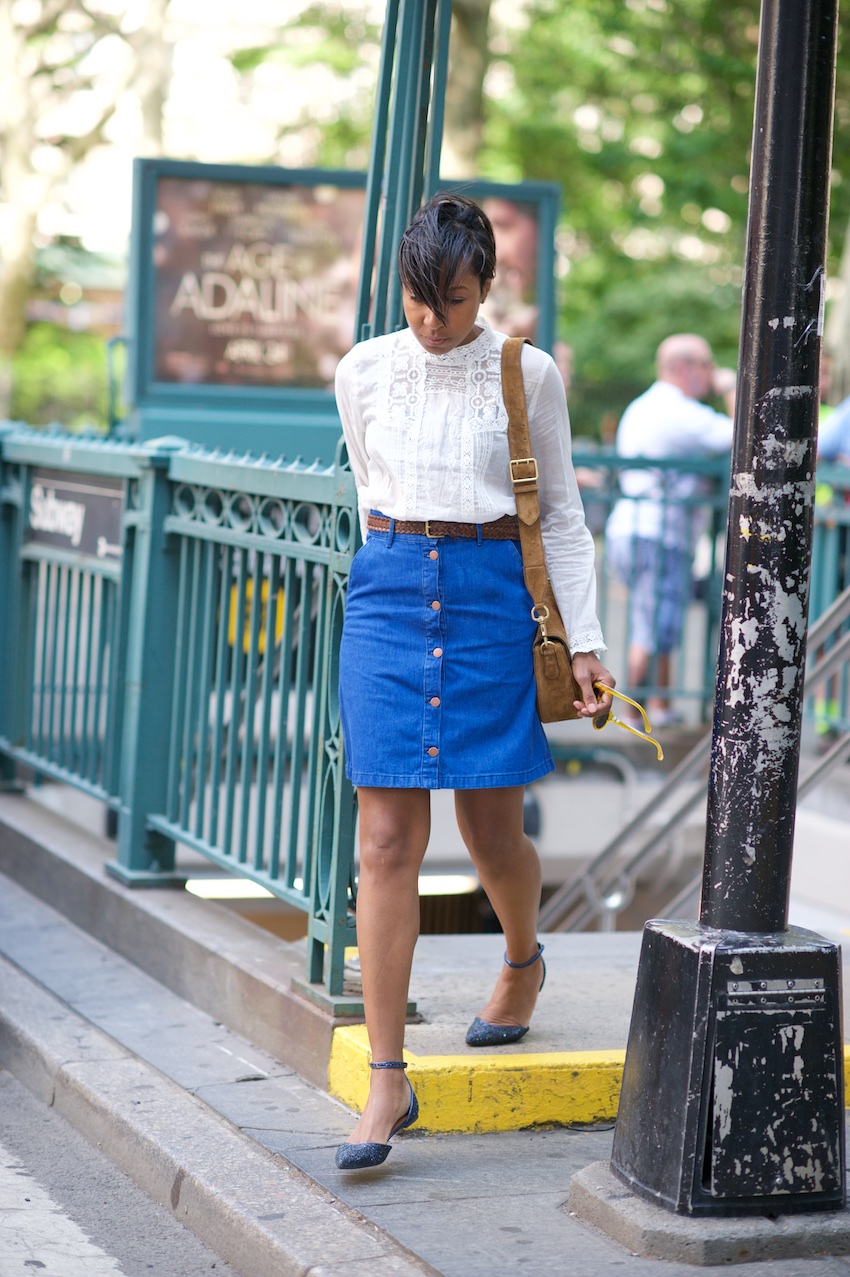 High neck blouse