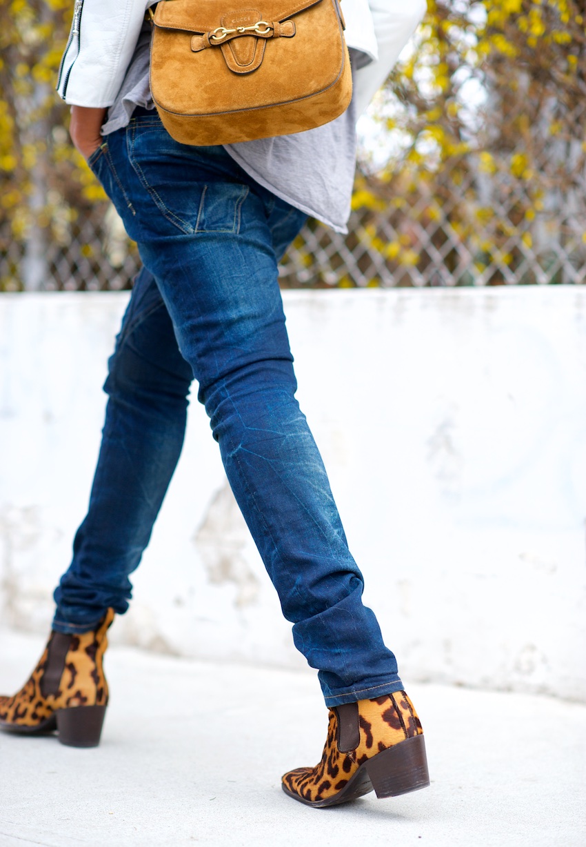 leopard print ankle boots 